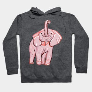 pinky baby elephant Hoodie